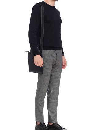 Серые брюки BOSS: фото 1 - Invogue